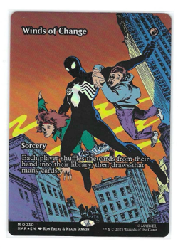 Winds of Change - #30 Foil (Borderless) Spiderman - Mtg NM! - Image 1