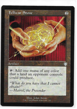 Fellwar Stone (Retro Frame) - Commander: The Brothers' War - MTG - Uncommon - Image 1
