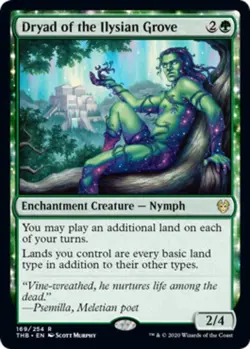 MTG magic cards 1x Dryad of the Ilysian Grove Theros Beyond Death NM-Mint, Engli - Image 1