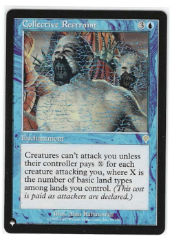 MTG Invasion Collective Restraint #49 Rare Magic The Gathering MINT - Image 1