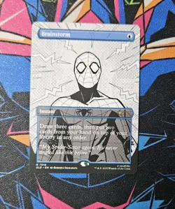 Brainstorm NM 7016 Non-Foil MTG Secret Lair Spider-Man Unplayed Magic Magiccon - Image 1