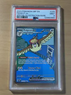 Pokemon TCG Sir Obsidian Flames Pidgeot EX 225/197 PSA 9 - Image 1