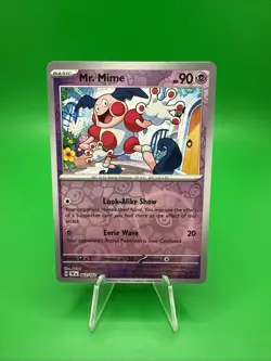Mr. Mime 063/162 SV05: Temporal Forces Reverse Holo. Pokemon. B28 - Image 1