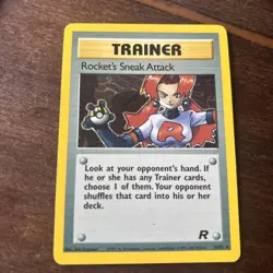 Pokemon TCG Rocket’s Sneak Attack Holo 16/82 Team Rocket Set Unlimited - Image 3