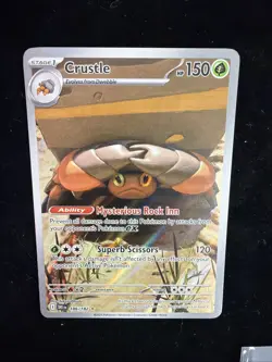Crustle Illustration Rare 186/182 Near Mint Destined Rivals Pokemon TCG - Image 1
