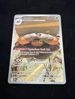 Crustle Illustration Rare 186/182 Near Mint Destined Rivals Pokemon TCG - Image 3