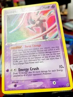 Deoxys 17/107 2005 EX Deoxys Set Pokemon Non Holo Rare MP - Image 4