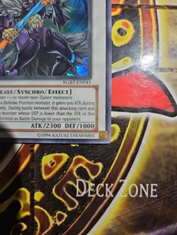 Yugioh Blackwing Armed Wing RGBT-EN041 Super Rare 1st Ed LP - Image 3