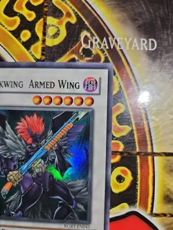 Yugioh Blackwing Armed Wing RGBT-EN041 Super Rare 1st Ed LP - Image 4