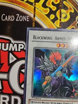 Yugioh Blackwing Armed Wing RGBT-EN041 Super Rare 1st Ed LP - Image 5