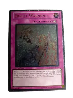 ⚡Ernste Warnung Ultimate Rare DREV 1 Auflage NM- Exc Yugioh Sammlung Selten⚡ - Image 1