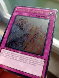 ⚡Ernste Warnung Ultimate Rare DREV 1 Auflage NM- Exc Yugioh Sammlung Selten⚡ - Image 3