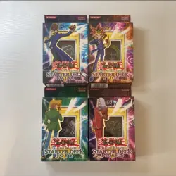 YuGIOh - Yugi, Kaiba, Joey & Pegasus Starter Decks - Complete with Boxes - N/A - Image 1