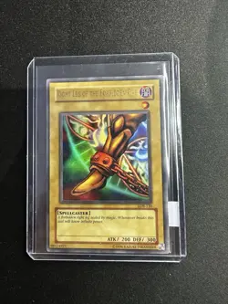 Yugioh Right Leg of the Forbidden One LOB-120 Ultra Rare LP - Image 1