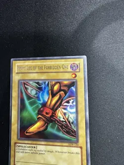Yugioh Right Leg of the Forbidden One LOB-120 Ultra Rare LP - Image 5