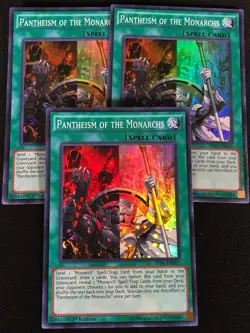 Yugioh Pantheism of the Monarchs SR01-EN023 1ST Super x3 (NM) - Image 1