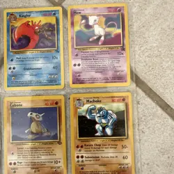 Old Pokemon Cards VINTAGE Collection Lot Of 9 Cards - Image 3