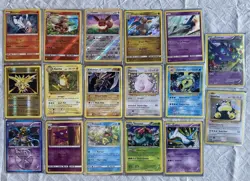 Rare Pokemon Holo Lot Of 17 Cards Pokemon - Image 1