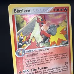 Blaziken Charmander Sneasel ex E Reader Holo Ruby & Sapphire Pokemon Lot 4 Cards - Image 3