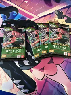 🤯 Super Heavy! X4 One Piece Legacy Of The Master Card Game Booster Packs - Image 1