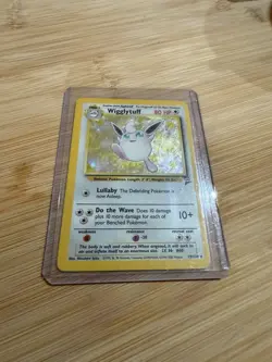 Pokemon TCG Wigglytuff Base Set 2 Holo Unlimited Rare Card 19/130 LP Condition - Image 2