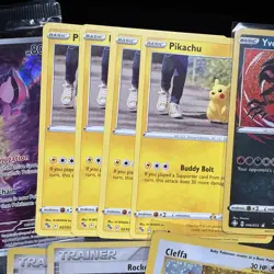 Pokemon Card Lot 30 Card Lot Sealed SVP Promos / Team Rocket / Pikachu / Holo - Image 3