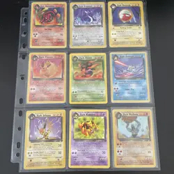 Pokemon Team Rocket Complete Common+Uncommon Team Rocket Set🔥 48/83 cards🔥 - Image 1