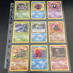 🔥Complete Common Uncommon Fossil set Pokemon Cards 1999 WOTC🔥 Pokemon Fossil - Image 1