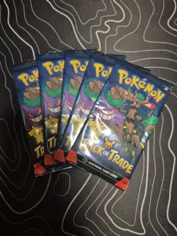 5 Packs Pokemon TCG Trick or Trade Booster Packs 2024 Halloween Card Lot Bundle - Image 1