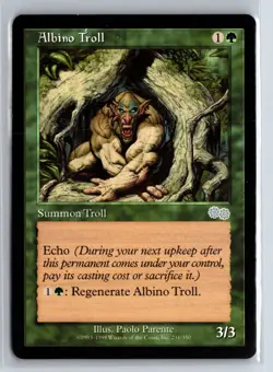(3X) Albino Troll Urza's Saga Uncommon - MTG Magic the Gathering Card - Image 5