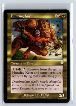 (4X) Hunting Kavu Invasion Uncommon - MTG Magic the Gathering Card - Image 1