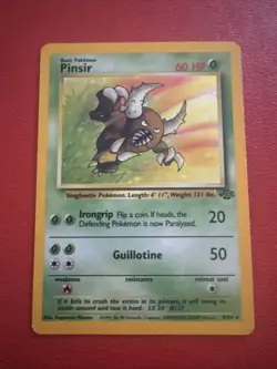 Pinsir 9/64 Original Holo Rare Jungle Set Pokemon card WOTC TCG 1999 - Image 1
