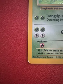 Pinsir 9/64 Original Holo Rare Jungle Set Pokemon card WOTC TCG 1999 - Image 2