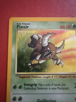 Pinsir 9/64 Original Holo Rare Jungle Set Pokemon card WOTC TCG 1999 - Image 5