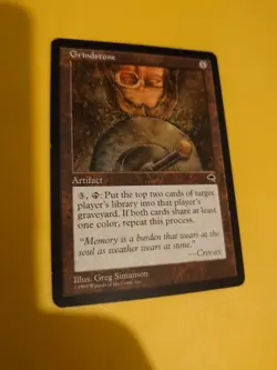 Grindstone. Artifact rare Tempest. Old Vintage. Magic the Gathering Card. - Image 3
