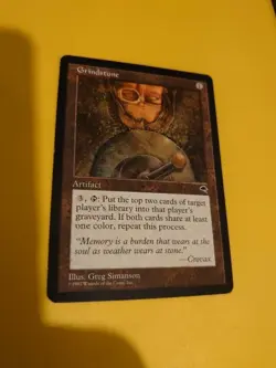 Grindstone. Artifact rare Tempest. Old Vintage. Magic the Gathering Card. - Image 5