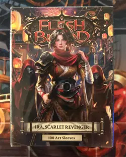 Flesh and Blood - Ira, Scarlet Revenger - Dragon Shield Card Art Sleeves - Image 1