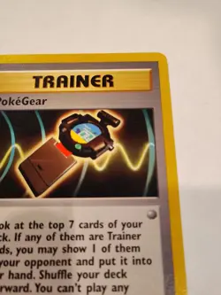 PokeGear 88/111 Rare Non-Holo Neo Genesis Set Pokemon Trainer Card LP - Image 3