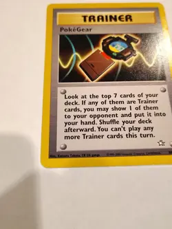 PokeGear 88/111 Rare Non-Holo Neo Genesis Set Pokemon Trainer Card LP - Image 5