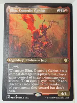 Blim, Comedic Genius - Etched Foil - Commander: Legends- Magic the Gathering MTG - Image 1