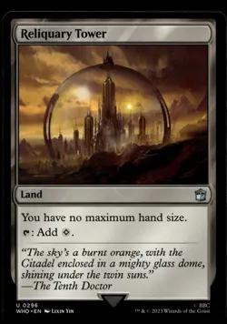 Reliquary Tower 296 MTG Dr Who Magic Gathering NM X1 - Image 1