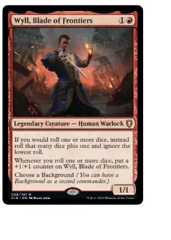 Wyll, Blade of Frontiers + 10 Random Rares MTG Magic the Gathering Gift - Image 1
