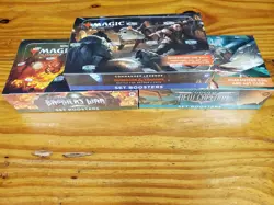 MTG Sealed Set Booster Box Lot Of 3 Brothers War,New Capenna, Commander Legends - Image 1