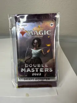 MTG Double Masters 2022 Draft Booster Pack New/Sealed Magic The Gathering 195166168654 - Image 1