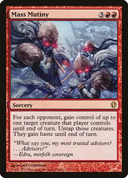 Mass Mutiny [Commander 2013] Magic MTG - Image 1