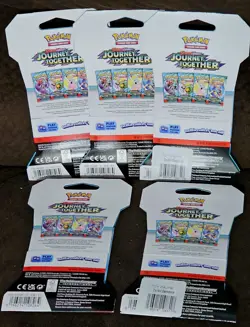 Pokemon-Journey Together Sleeved Booster Packs- LOT OF 5 - Image 3