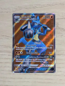 Lucario GX 122/131 Pokemon TCG Forbidden Light Sun & Moon NM - Image 1