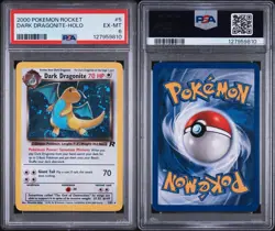 Pokemon TCG Dark Dragonite Team Rocket PSA 6 EX-MT - Image 3
