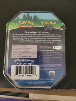 Pokemon TCG Pokemon GO Tin - Pikachu - Factory Sealed New - Image 2