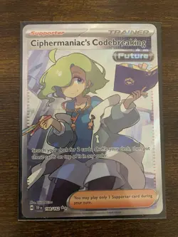 Pokemon TCG Ciphermaniacs Codebreaking 198/162 Temporal Forces Full Art - Image 1